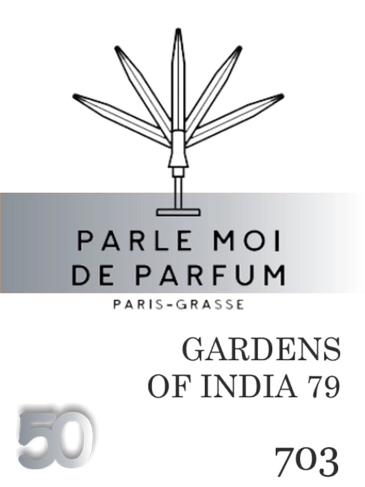703 Gardens Of India 79 Parle Moi de Parfum 50 мл від компанії Reni Parfum | Ameli | Наливна парфумерія | Парфумерні масла | Флакони - фото 1