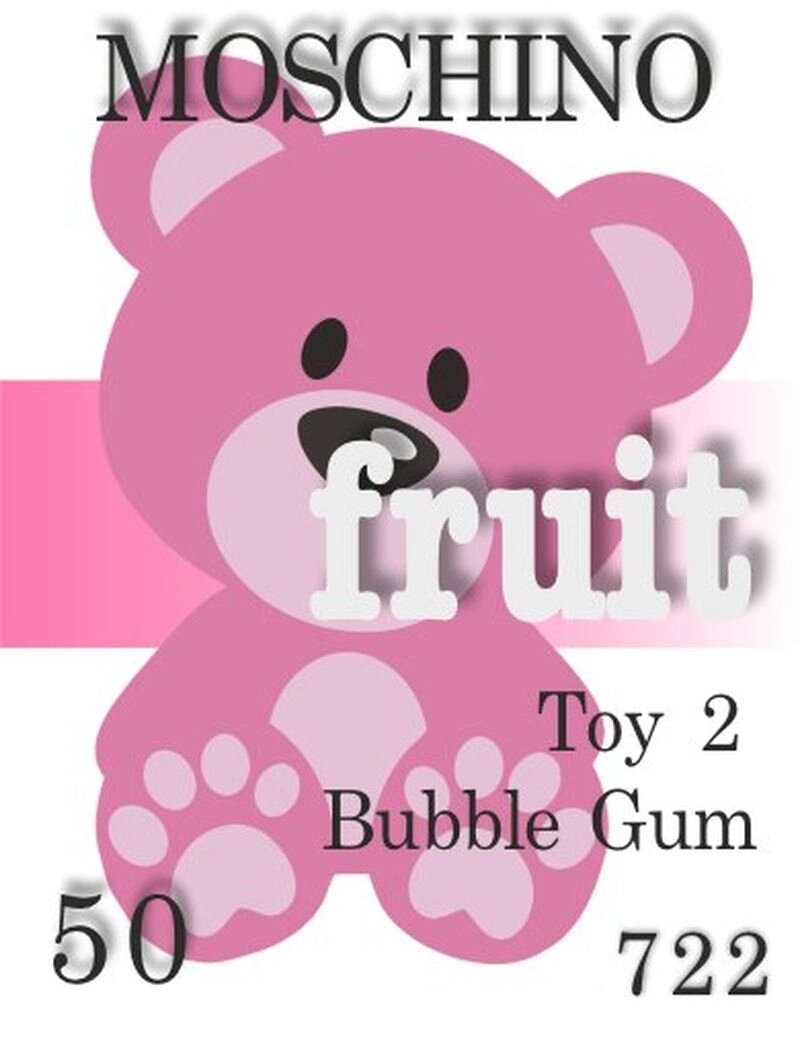 722 Toy 2 Bubble Gum Moschino 50 мл від компанії Reni Parfum | Ameli | Наливна парфумерія | Парфумерні масла | Флакони - фото 1