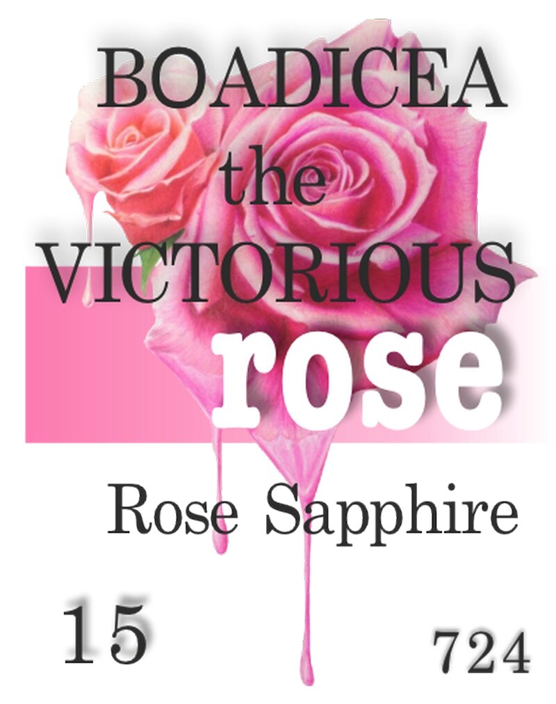 724 Rose Sapphire Boadicea the Victorious 15 мл від компанії Reni Parfum | Ameli | Наливна парфумерія | Парфумерні масла | Флакони - фото 1