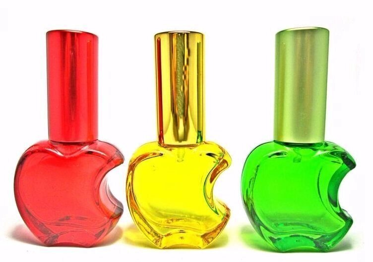 Флакон кольорове скло Епл 15 мл з металевим спреєм від компанії Reni Parfum | Ameli | Наливна парфумерія | Парфумерні масла | Флакони - фото 1