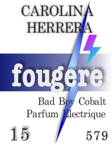 579 Bad Boy Cobalt Parfum Electrique Carolina Herrera 15 мл