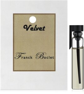 Парфуми унісекс Franck Boclet Velvet 2019 1,5 мл Пробник (00-00022854)