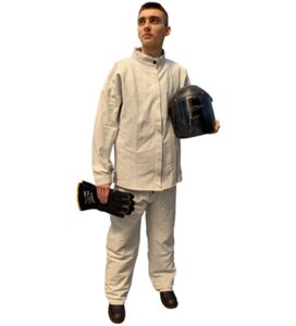 Штани зварювальника Profitech (гладка шкіра)