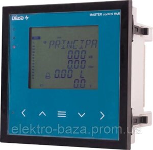 Регулятор реактивної потужності (на 12 ступенів), AC110480В, RS485 MASTER Control Var 12