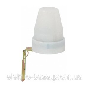 Сутінковий датчик фотореле 10А IP44 білий e. sensor. light-conrol. 302. white