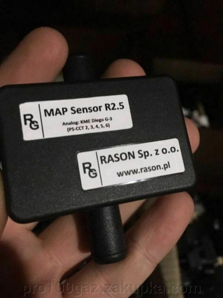 Датчик тиску і вакууму (map sensor) Rason R 2.5 аналог KME Diego G3 (CCT2), (CCT3), (CCT4), (CCT5), (CCT6). від компанії Pro100Gaz Установка і продаж (ГБО) - фото 1