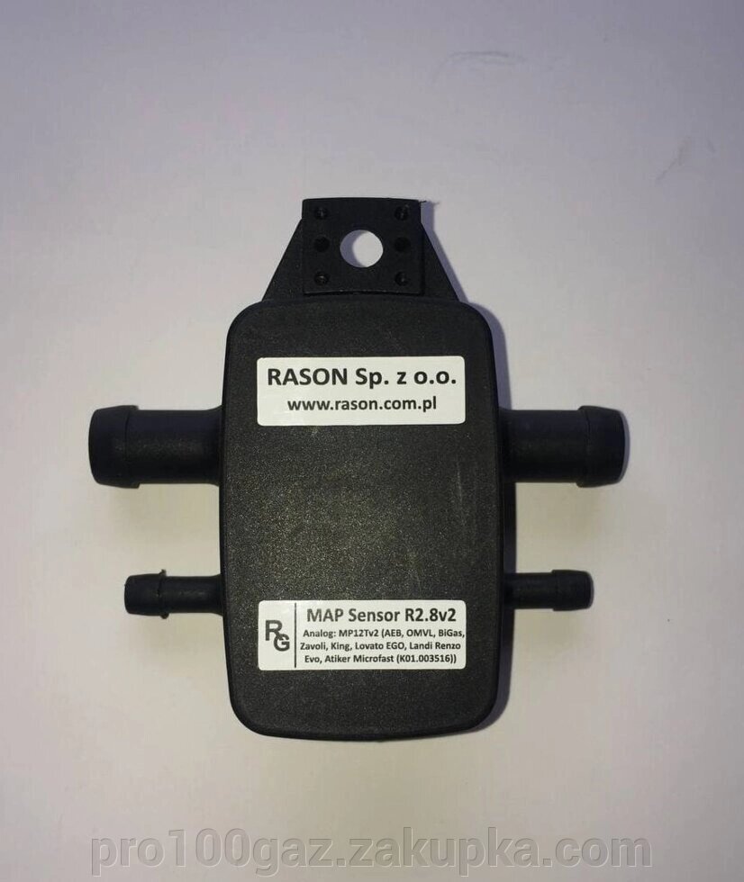 Датчик тиску та вакууму map sensor Rason R2.8 v2 від компанії Pro100Gaz Установка і продаж (ГБО) - фото 1