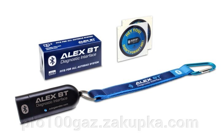 Діагностичний інтерфейс ALEX BT Bluetooth від компанії Pro100Gaz Установка і продаж (ГБО) - фото 1