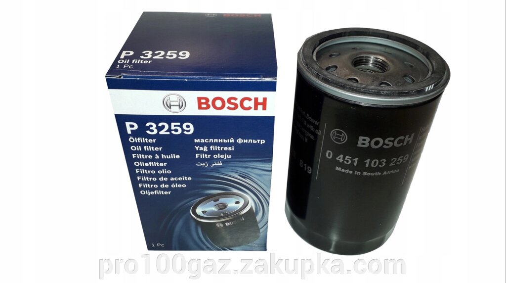 Фільтр масляний BOSCH BO 0451103259 від компанії Pro100Gaz Установка і продаж (ГБО) - фото 1