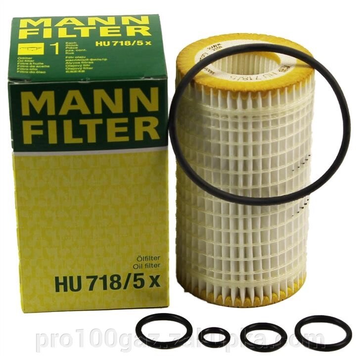 Фільтр масляний MANN MF HU718/5X від компанії Pro100Gaz Установка і продаж (ГБО) - фото 1