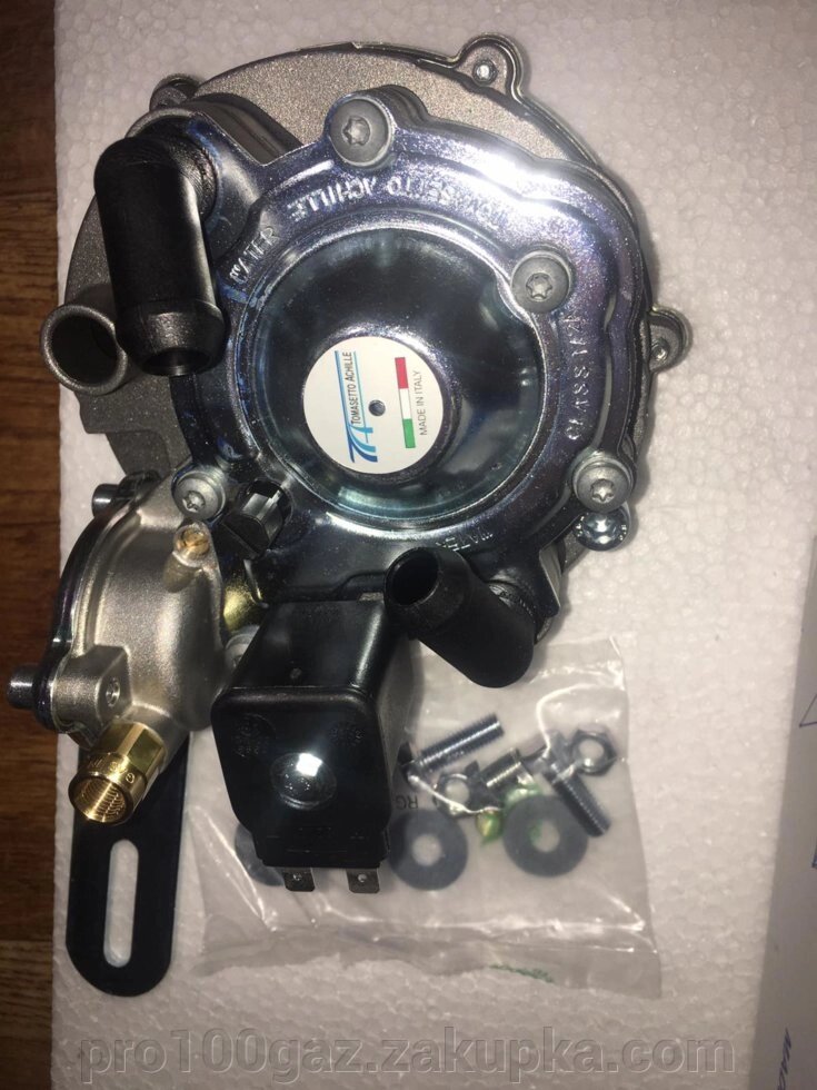 Газовий редуктор Tomasetto AT-07 Super з клапаном і фільтром (понад 140 л. С.) від компанії Pro100Gaz Установка і продаж (ГБО) - фото 1