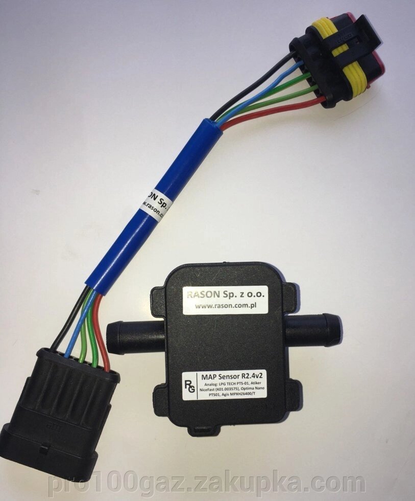Мап сенсор Rason R2.4v2 + R5,10 analog map sensor Alfatronic від компанії Pro100Gaz Установка і продаж (ГБО) - фото 1