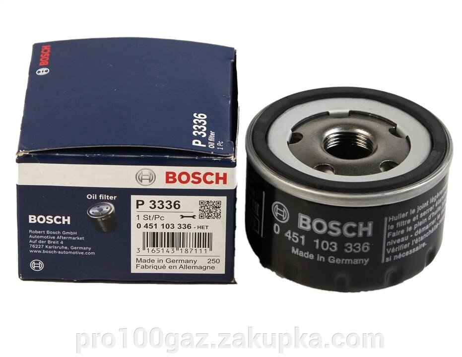 Масляний фільтр BOSCH BO 0 451 103 336 від компанії Pro100Gaz Установка і продаж (ГБО) - фото 1