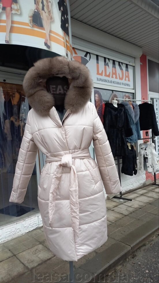 Батал - куртка для жінок великих розмірів від компанії Жіночі шуби, жилети з натурального хутра Українського виробника LeaSa - фото 1