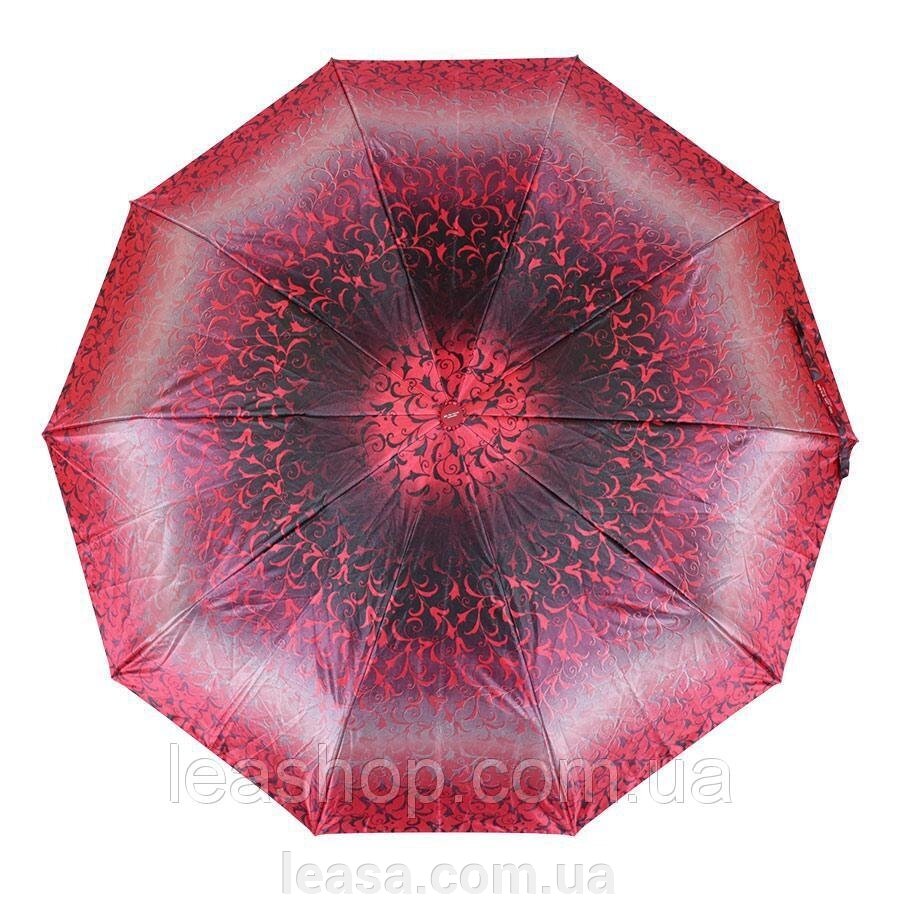 Червоний парасолька складання автомат від компанії Жіночі шуби, жилети з натурального хутра Українського виробника LeaSa - фото 1
