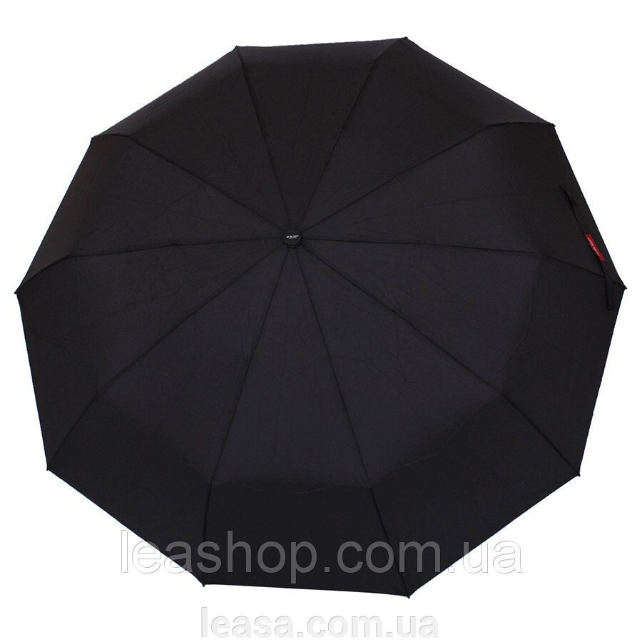 Чорний чоловічий парасолька від компанії Жіночі шуби, жилети з натурального хутра Українського виробника LeaSa - фото 1