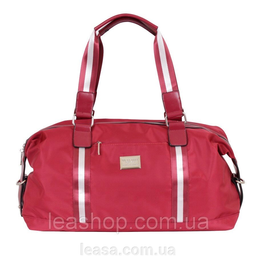 Дорожня червона сумка від компанії Жіночі шуби, жилети з натурального хутра Українського виробника LeaSa - фото 1