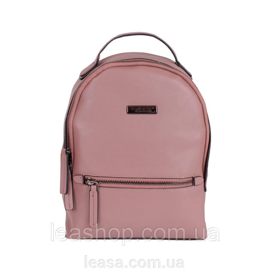 Сумка-рюкзак de esse D23929-5051 Темно-рожева від компанії Жіночі шуби, жилети з натурального хутра Українського виробника LeaSa - фото 1