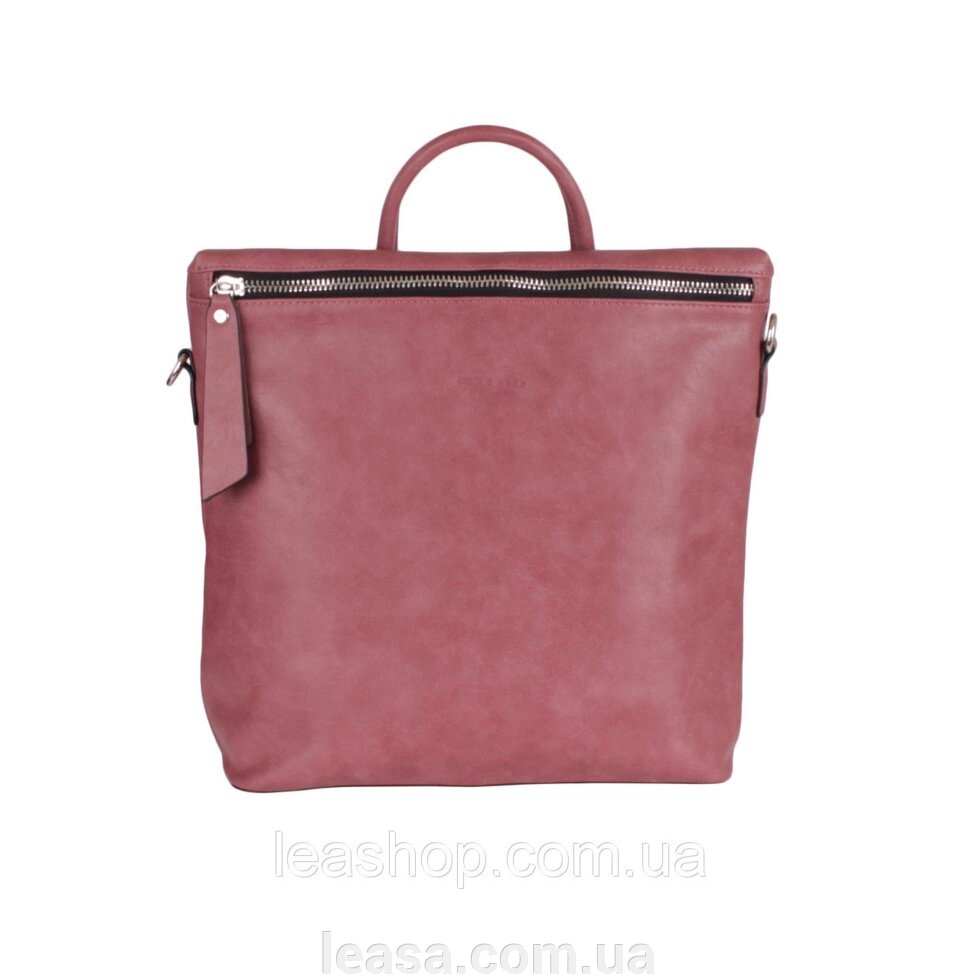 Сумка-рюкзак de esse DS56101-513 Темно-рожева від компанії Жіночі шуби, жилети з натурального хутра Українського виробника LeaSa - фото 1
