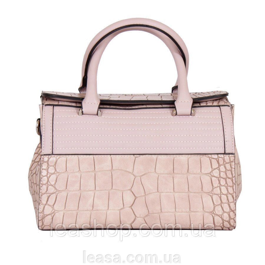 Жіноча сумка рожева від компанії Жіночі шуби, жилети з натурального хутра Українського виробника LeaSa - фото 1