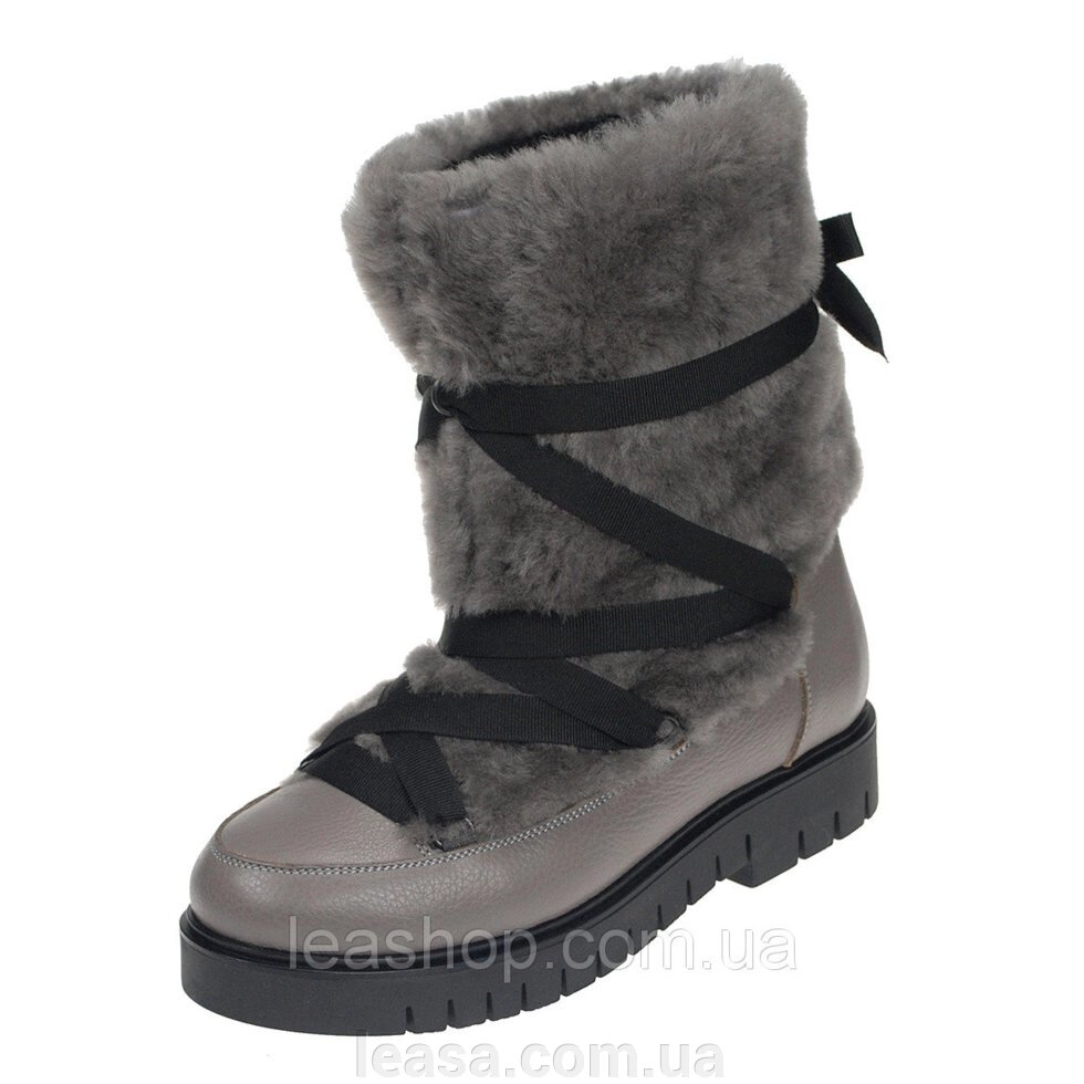 Жіночі зимові чоботи розміри 36-40 від компанії Жіночі шуби, жилети з натурального хутра Українського виробника LeaSa - фото 1