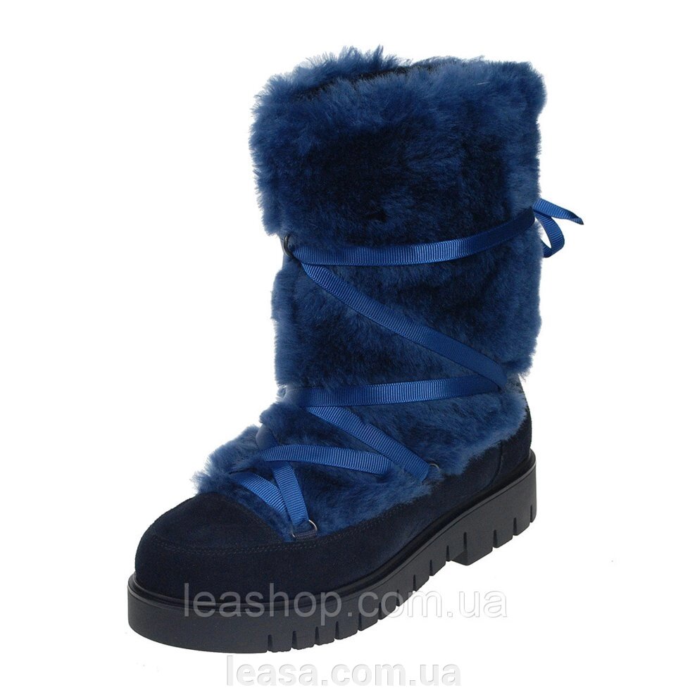 Зимові чоботи для жінок розміри 36-37 від компанії Жіночі шуби, жилети з натурального хутра Українського виробника LeaSa - фото 1