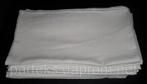 Рушник білий вафельний, для салонів краси та перукарень розмір 45х90 см