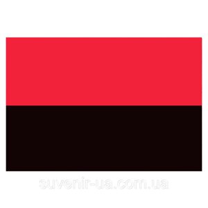 Прапор ОУН-УПА, прапор ОУН-УПА, габардин, 134х90 см.