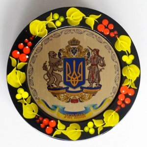 Магніт герб України, 82 * 5 мм