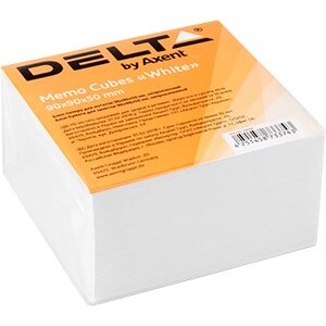Папір для нотаток 90*90*50 "Delta by Axent" D8006 непрок білий