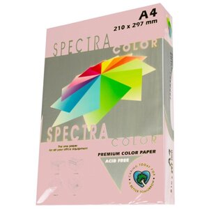 Папір ксероксний кольоровий "Spectra" A4 80г/м 500арк Rose 140 рожевий 16.4402