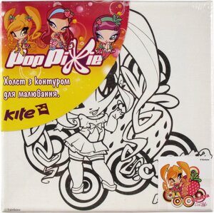 Полотно для малювання з контуром "Kite" 20*20см "Pop Pixie" PP14-216K