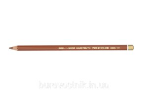 Олівець художній "Kooh-i-Noor" POLYCOLOR 3800/31 light brown/світло-коричневий