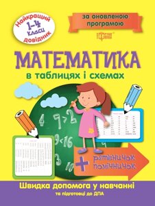 Книжка: Найкращий довідник. Математика в таблицях і схемах. 1-4 класи