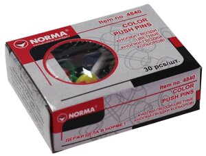 Кнопки-цвяшки "Norma" 4840 30шт кольор в ас