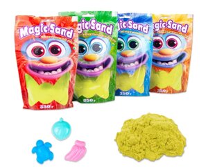 Magic sand в пакеті 39402-5 жовтий, 0,350 кг