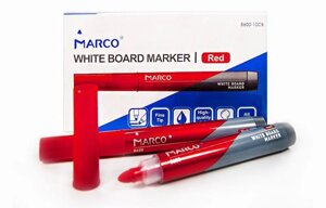 Маркер для дошок "Marco" 8600-10CB червоний круглий