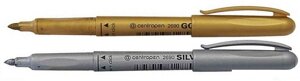 Маркер перманентний "Centropen" gold 2670 золотий 1 мм