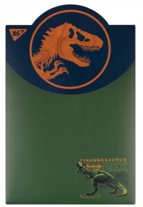 Папка-конверт на липучці А4 "Yes" Jurassic World вертикальна пластик, 492187