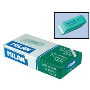 Гумка "Milan" CPM3024 прямокутна бірюзова Soft 5,9*1,9*1,2см
