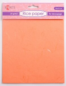 Рисовий папір "Santi" 952713 помаранчевий 50*70 см