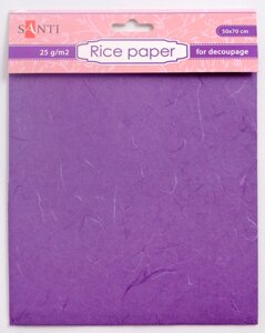 Рисовий папір "Santi" 952719 фіолетовий 50*70 см