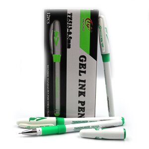 Ручка гелева "Tianjiao" TZ513 зелена