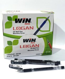 Ручка олійна "WIN"LOGAN" чорна