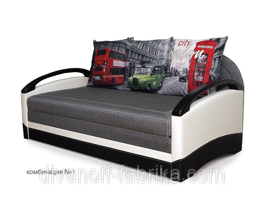 Диван-ліжко Палермо-2 1,6 від компанії Інтернет-магазин "Фабрика Divanoff" - фото 1