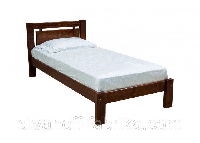 Кровать Л-110 100х200 від компанії Інтернет-магазин "Фабрика Divanoff" - фото 1