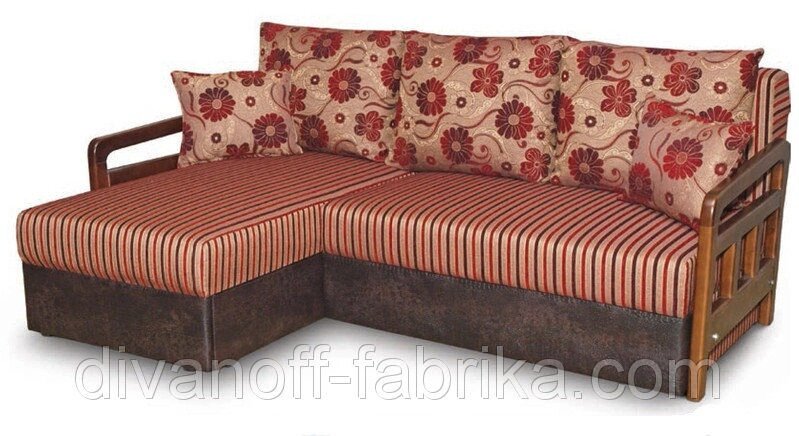Кутовий диван для будинку Мадрид-2 від компанії Інтернет-магазин "Фабрика Divanoff" - фото 1