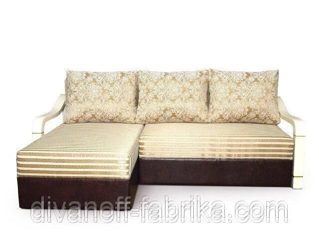 Кутовий диван для щоденного сну Неаполь від компанії Інтернет-магазин "Фабрика Divanoff" - фото 1