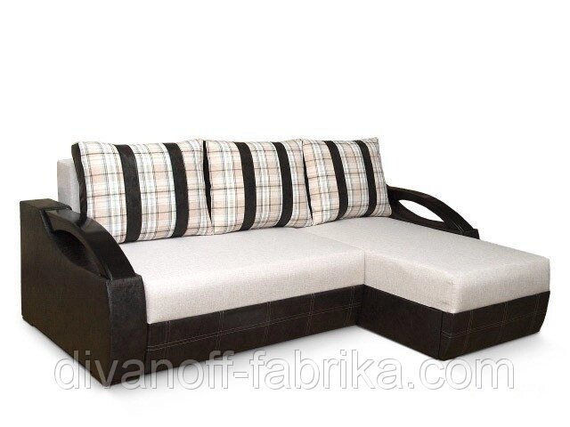 Кутовий диван-ліжко Верона від компанії Інтернет-магазин "Фабрика Divanoff" - фото 1