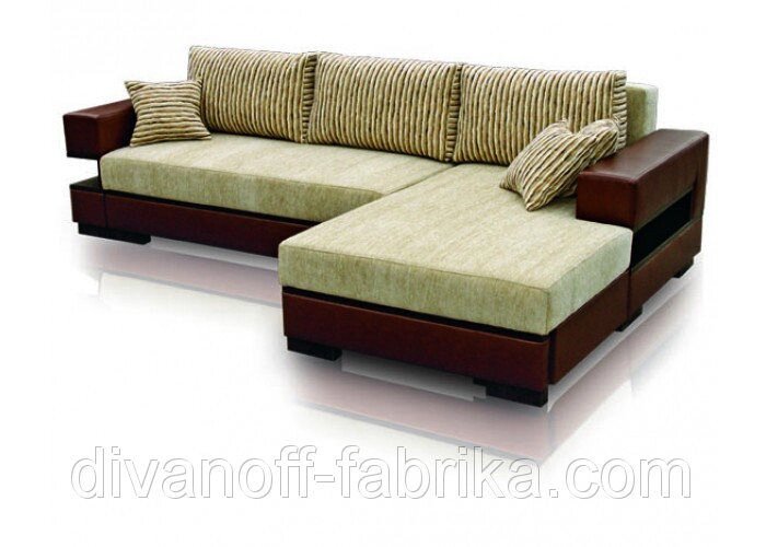Кутовий диван Техно від компанії Інтернет-магазин "Фабрика Divanoff" - фото 1
